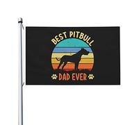 Bandieras Da Cortile Best Dog Dad Ever Durevole Garden Flag Alta Qualità Striscione Per Patio Prato Spiaggia 90X150 Cm