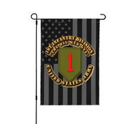 Bandieras Da Cortile Black Us Army 1St Infantry Division Big Red One Bandiera Di Benvenuto Anniversario Garden Flag Tutte Le Stagioni Striscione Per Esterni Patio Prato M