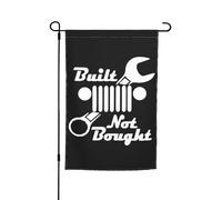 Bandieras Da Cortile Built Not Bought Bandiera Garden Durevole Garden Flag Anniversario Divertente Bandieras Per Esterni Spiaggia Prato M