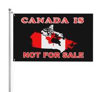 Bandieras Da Cortile Canada Is Not For Sale Divertente Bandieras Tutte Le Stagioni Striscione Per Prato Esterni Veranda 90X150 CM