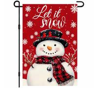 Bandieras Da Cortile Christmas Fall Winter Hello Snow Snowman Striscione Tutte Le Stagioni Divertente Bandieras Anniversario Bandiera Garden Per Esterni Spiaggia Veranda M
