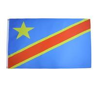 Bandieras Da Cortile Democratic Republic Of The Congo Light Polyester Congolese Bandiera Di Benvenuto Garden Flag Alta Qualità Per Prato Esterni 90X150 Cm