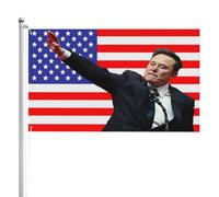 Bandieras Da Cortile Elon Musk Bandiera Garden Alta Qualità Garden Flag Per Veranda Prato Esterni 90X150 CM