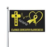 Bandieras Da Cortile Ewing Sarcoma Awareness Tutte Le Stagioni Bandiera Di Benvenuto Anniversario Garden Flag Per Prato Esterni Veranda 90X150 Cm