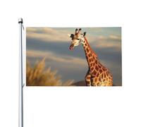 Bandieras Da Cortile Giraffe Animals Of Africa Garden Flag Tutte Le Stagioni Bandiera Garden Anniversario Bandiera Di Benvenuto Per Patio Spiaggia Veranda 90X150Cm