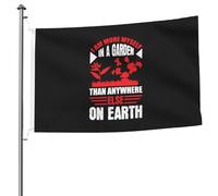 Bandieras Da Cortile I Am More Myself In A Than Anywhere Else On Earth Summer Garden Flag Leggero Bandiera Garden Robuste Striscione Per Stadio Eventi Giardini 90X150Cm
