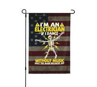Bandieras Da Cortile I'M An Electrician If I Dance Without Music Durevole Divertente Bandieras Alta Qualità Striscione Per Patio Prato S