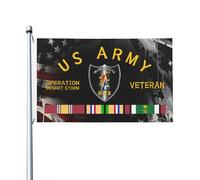 Bandieras Da Cortile Imjin Scouts - 2Nd Id Operation Desert Storm Veteran Striscione Durevole Garden Flag Alta Qualità Divertente Bandieras Per Patio Spiaggia Esterni 90X150 Cm