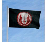 Bandieras Da Cortile Jedi Order Republic Tapestry Garden Flag Durevole Bandiera Di Benvenuto Per Esterni Patio Spiaggia 90X150 CM