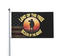 Bandieras Da Cortile Land Of The Free Because Of The Brave Garden Flag Anniversario Divertente Bandieras Per Esterni Prato Spiaggia 90X150 CM