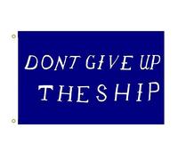 Bandieras Da Cortile Large Don'T Give Up The Ship Striscione Bandiera Di Benvenuto Tutte Le Stagioni Per Veranda Prato 90X150 Cm