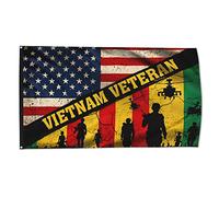 Bandieras Da Cortile Memorial Day Us Vietnam Veteran Veterans Divertente Bandieras Bandiera Garden Tutte Le Stagioni Per Prato Veranda 90X150 Cm