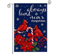 Bandieras Da Cortile Merry Christmas Always Loved Never Forgotten Tutte Le Stagioni Garden Flag Alta Qualità Striscione Per Spiaggia Veranda S