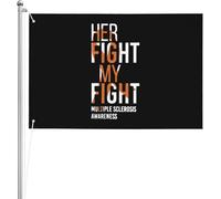 Bandieras Da Cortile My Fight Multiple Sclerosis Ms Awareness Tutte Le Stagioni Striscione Decorativo Garden Flag Per Patio Spiaggia Esterni 90X150 Cm