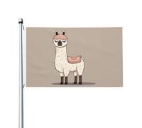 Bandieras Da Cortile No Drama Llama Bandiera Garden Divertente Bandieras Tutte Le Stagioni Per Veranda Esterni 90X150 Cm