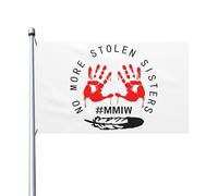 Bandieras Da Cortile No More Stolen Sisters Mmiw Missing Murdered Indigenous Decorativo Garden Flag Tutte Le Stagioni Bandiera Di Benvenuto Per Spiaggia Esterni Prato 90X150 Cm
