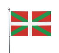 Bandieras Da Cortile Of The Basque Country Divertente Bandieras Durevole Garden Flag Alta Qualità Bandiera Garden Per Veranda Spiaggia Esterni 90X150 CM