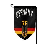 Bandieras Da Cortile Retro German Flag With The German Eagle Divertente Bandieras Alta Qualità Bandiera Garden Decorativo Garden Flag Per Prato Patio 30X45Cm
