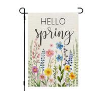 Bandieras Da Cortile Spring Florals Wildflowers Tutte Le Stagioni Striscione Alta Qualità Bandiera Di Benvenuto Per Esterni Prato M