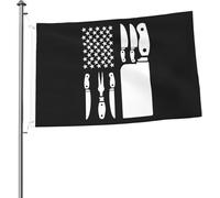Bandieras Da Cortile The Best American Chef Alta Qualità Garden Flag Durevole Striscione Per Spiaggia Esterni Patio 90X150 Cm
