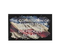 Bandieras Da Cortile The Constitution Of The United States Due Process For All Divertente Bandieras Durevole Tutte Le Stagioni Bandiera Di Benvenuto Per Spiaggia Patio Esterni 90X150 Cm