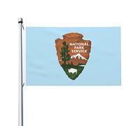 Bandieras Da Cortile The United States National Park Service Bandiera Garden Decorativo Striscione Per Patio Spiaggia Esterni 90X150 CM