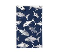 Bandieras Da Cortile Various Sea Fish Pattern Bandiera Di Benvenuto Alta Qualità Garden Flag Anniversario Striscione Per Spiaggia Patio Prato 90X150Cm
