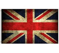Bandieras Da Cortile Vintage Union Jack British Uk Bandiera Garden Bandiera Di Benvenuto Tutte Le Stagioni Per Spiaggia Patio 90X150 Cm