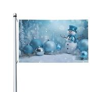 Bandieras Da Cortile Winter Snowman Funny Divertente Bandieras Anniversario Bandiera Garden Alta Qualità Striscione Per Spiaggia Veranda Prato 90X150 Cm