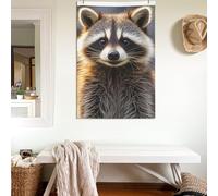 Bandiere 2 x 3 Ft Doppio Lato Banner Divertente Procione Bandiera 200D Decorazione Pesante All'aperto Benvenuto Cortile Bandiere Con Occhielli in Ottone Bandiera Da Giardino Per Matrimonio Tutte Le