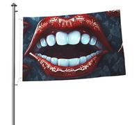 Bandiere 2 x 3 Ft Outdoor Double Sided Bandiera Benvenuto Yard Bandiere con occhielli in ottone il labbro urla Bandiera Decorazioni Yard Bandiera per Matrimonio Stagionale Vacanze Esterne Decorazione