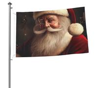 Bandiere 2 x 3 Ft Outdoor Double Sided Bandiera Benvenuto Yard Bandiere con occhielli in ottone Natale Santa Bandiera Decorazioni Yard Bandiera per Matrimonio Stagionale Vacanze Esterne Decorazione