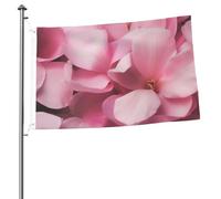 Bandiere 2 x 3 Ft Outdoor Double Sided Bandiera Benvenuto Yard Bandiere con occhielli in ottone Petali di fiori Decorazioni Bandiera Yard Bandiera per Matrimonio Stagionale Vacanze Esterne Decorazione