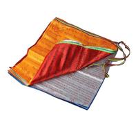 Bandiere, 20 bandiere, lunghezza totale della corda circa 11 m, ogni bandiera misura circa 55