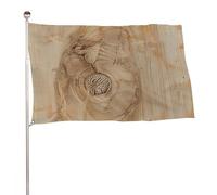 Bandiere 23,6 x 35,4 pollici bandiera esterna banner giardino bandiere decorazione grande crepa circolare bandiere da cortile di benvenuto bandiere in poliestere resistente 200D bandiere grandi per