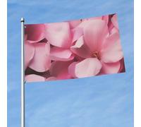 Bandiere 3 x 1,5 m bandiera esterna a doppia faccia bandiere di benvenuto da cortile con occhielli in ottone petali di fiori decorazioni bandiera da cortile bandiera per matrimoni vacanze stagionali