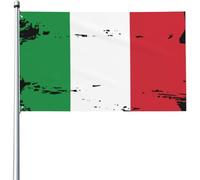 Bandiere 3x5 piedi, bandiera italiana, bandiera italiana, bandiera da giardino, bandiera da casa divertente, bandiera da cortile con 2 occhielli