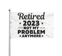 Bandiere 3x5 piedi ritirate nel 2023Il mio problema più ritirato nel 2023 Regali Bandiera Bandiera da giardino Bandiera da casa Banner Arazzo Bandiera da giardino esterna Con 2 occhielli