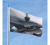 Bandiere 4 X 6 Ft Banner portaerei bandiera 200d pesante decorazione esterna bandiera benvenuto con occhielli in ottone bandiere da giardino per matrimoni tutte le stagioni