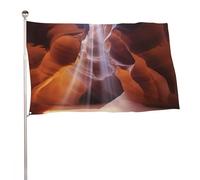 Bandiere 50 x 80 cm Bandiera Esterna Bandiera Giardino Banner Decorazione Bandiere Antelope Canyon Benvenuto Yard Bandiere 200D Poliestere Resistente Bandiere Grandi per Cortile di Vacanza