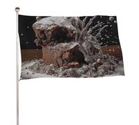 Bandiere 50 x 80 cm Bandiera Esterna Bandiera Giardino Banner Decorazione Bandiere Torta E Zucchero Polvere Benvenuto Yard Bandiere 200D Poliestere Resistente Bandiere Grandi per Cortile di Vacanza