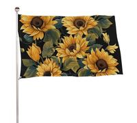 Bandiere 88,9 x 150 cm Outdoor Double Sided Bandiera Benvenuto Yard Bandiere con occhielli in ottone Girasole Illuminante My Life Bandiera Decorazioni Yard Bandiera per Matrimonio Stagionale Vacanze