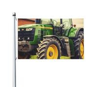 Bandiere 90 x 152 cm 200D Heavy Banner Decorazione Outdoor Bandiera a tema trattore Bandiera di benvenuto Yard Bandiere con occhielli in ottone Bandiera da giardino per tutte le stagioni Decorazione