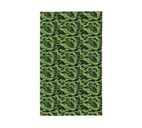 Bandiere a strisce di tigre in verde e nero mimetico per la casa, 9 x 1,5 m, striscione di auguri con occhielli per interni ed esterni, decorazioni per la casa per feste