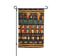 Bandiere africane classiche con stampa a intreccio per cortile giardino bandiera spessa per portici prati resistenti allo sbiadimento