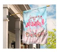 Bandiere All'Aperto Durevole Bandiere Pirati Deluxe Bandiera Da Giardino Decorazione Per Cortile Camera Da Letto Giardino Dipinto Di Gesù Cristo Dio Fenicottero Fiore M