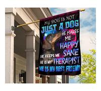 Bandiere All'Aperto Multicolore Bandiera Da Giardino Deluxe Bandiere Pirati Decorazione Per Fattoria Esterni Interni Bassotto Il Mio Cane Non È Solo Un Cane, Mi Rende Felice M