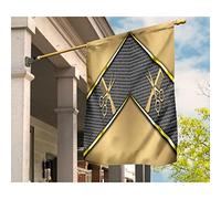 Bandiere All'Aperto Vintage Bandiera Da Cortile Doppio Lato Bandiera Da Giardino Decorazione Per Camera Da Letto Fattoria Cortile Griglia Per Parrucchiere Con Forbici E Pettine M