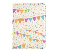 Bandiere arcobaleno simboli di genere colorato in pelle impermeabile porta passaporto per viaggi documenti di viaggio organizzatore protezione badge ID vaccino titolare carta portafoglio per uomo