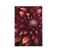 Bandiere artistiche con fiori rossi vino per esterni, 7,6 x 0,9 m, stampa verticale su entrambi i lati, bandiere da giardino per esterni, striscione per vacanze, con occhielli, bandiera per casa